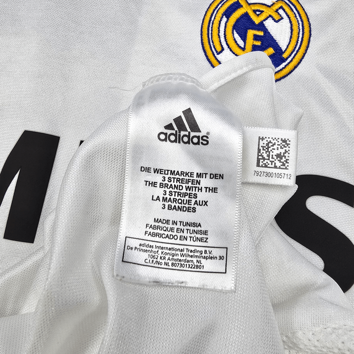 2004/05 Real Madrid Home Football Shirt (L) Adidas #5 Zidane