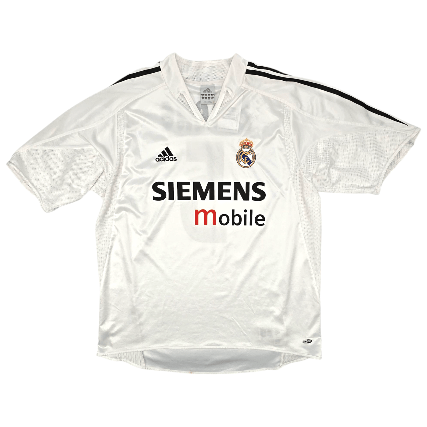 2004/05 Real Madrid Home Football Shirt (L) Adidas #5 Zidane