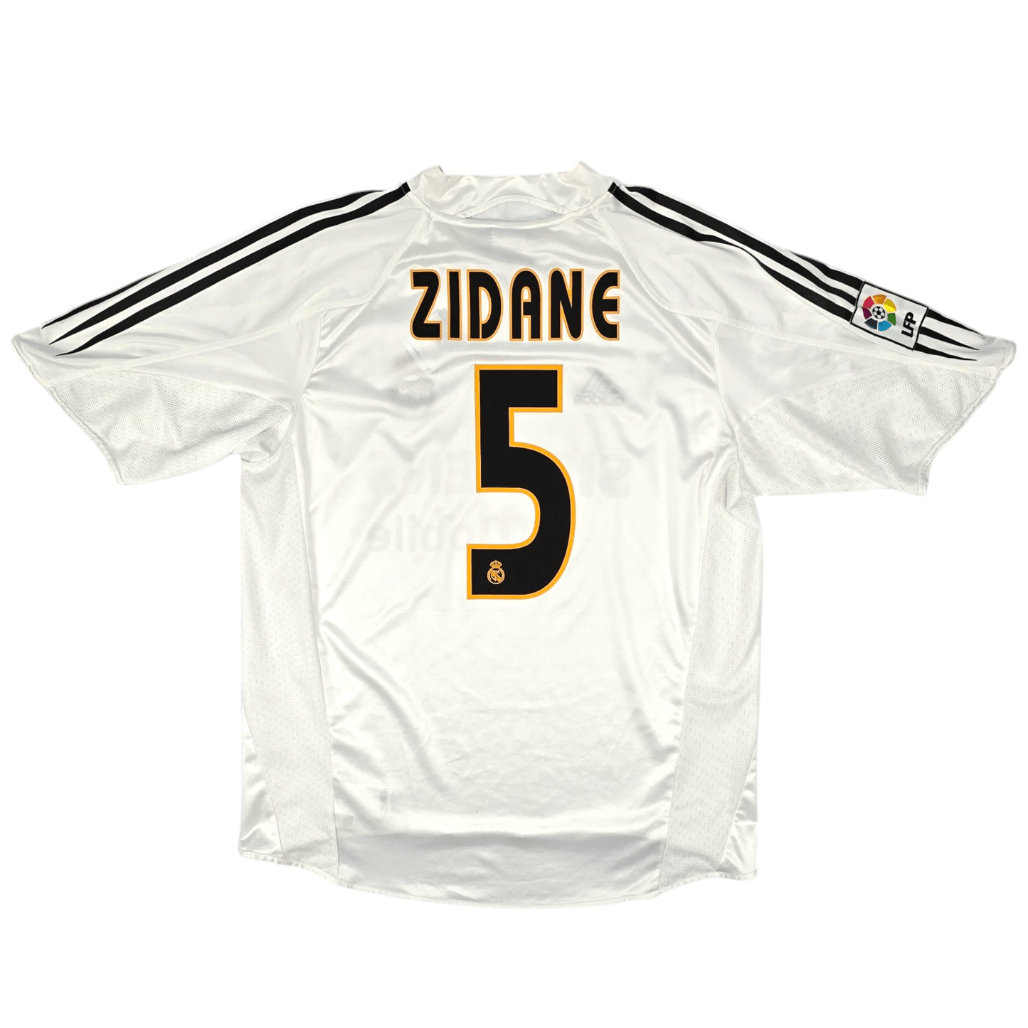 2004/05 Real Madrid Home Football Shirt (L) Adidas #5 Zidane