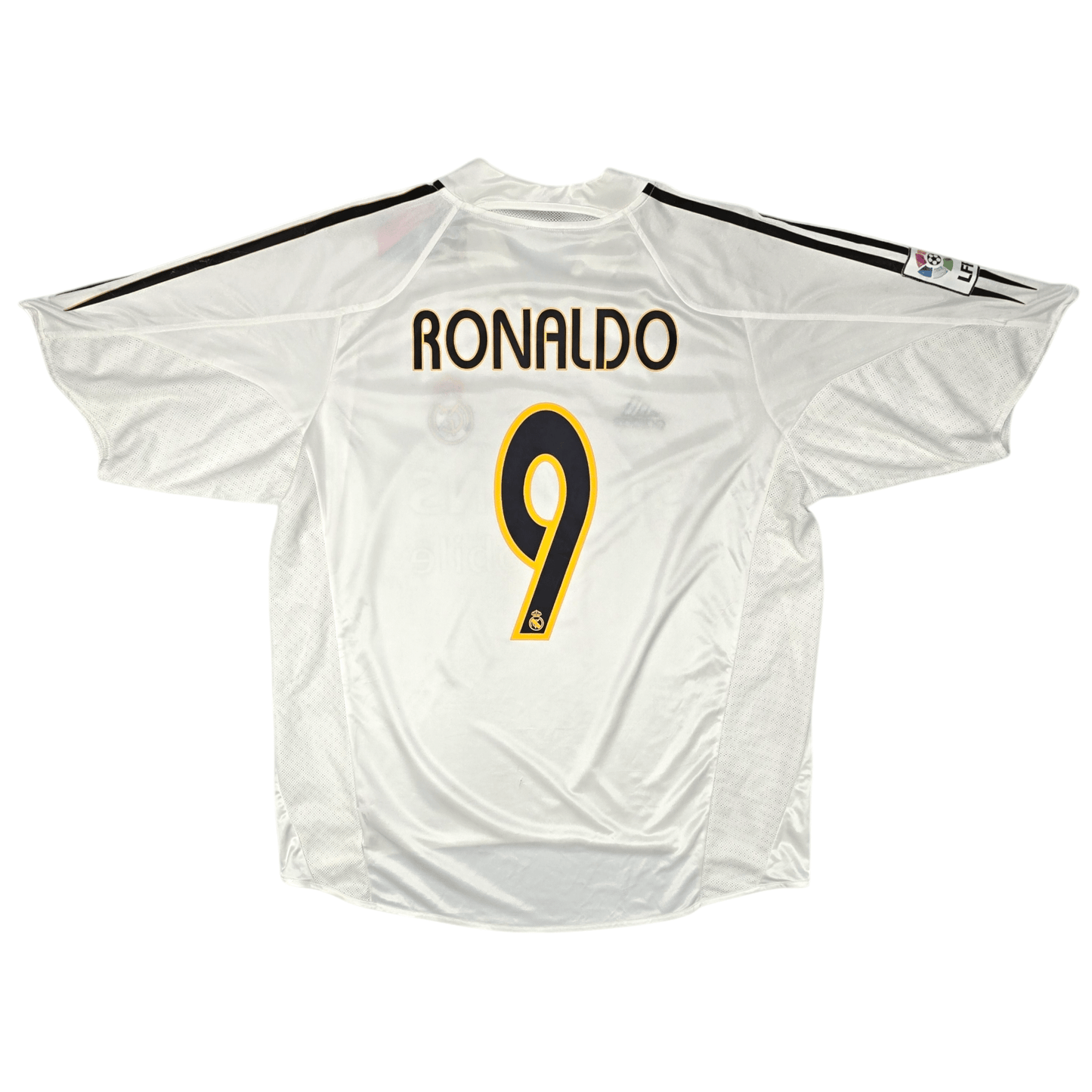 2004/05 Real Madrid Home Football Shirt (L) Adidas #9 Ronaldo