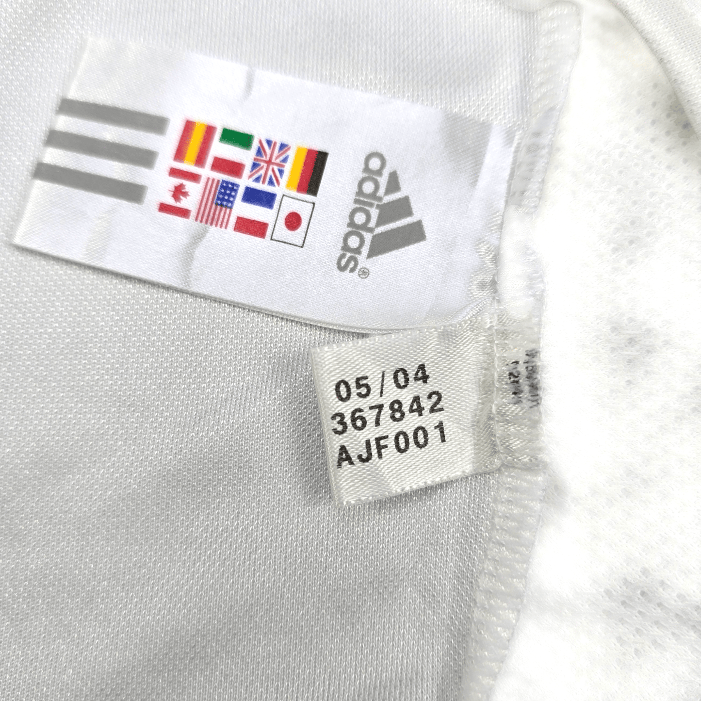 2004/05 Real Madrid Home Football Shirt (L) Adidas #9 Ronaldo
