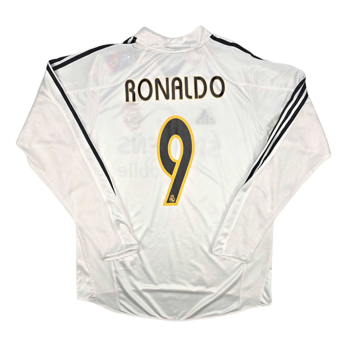 2004/05 Real Madrid Home Football Shirt (L) Adidas #9 Ronaldo