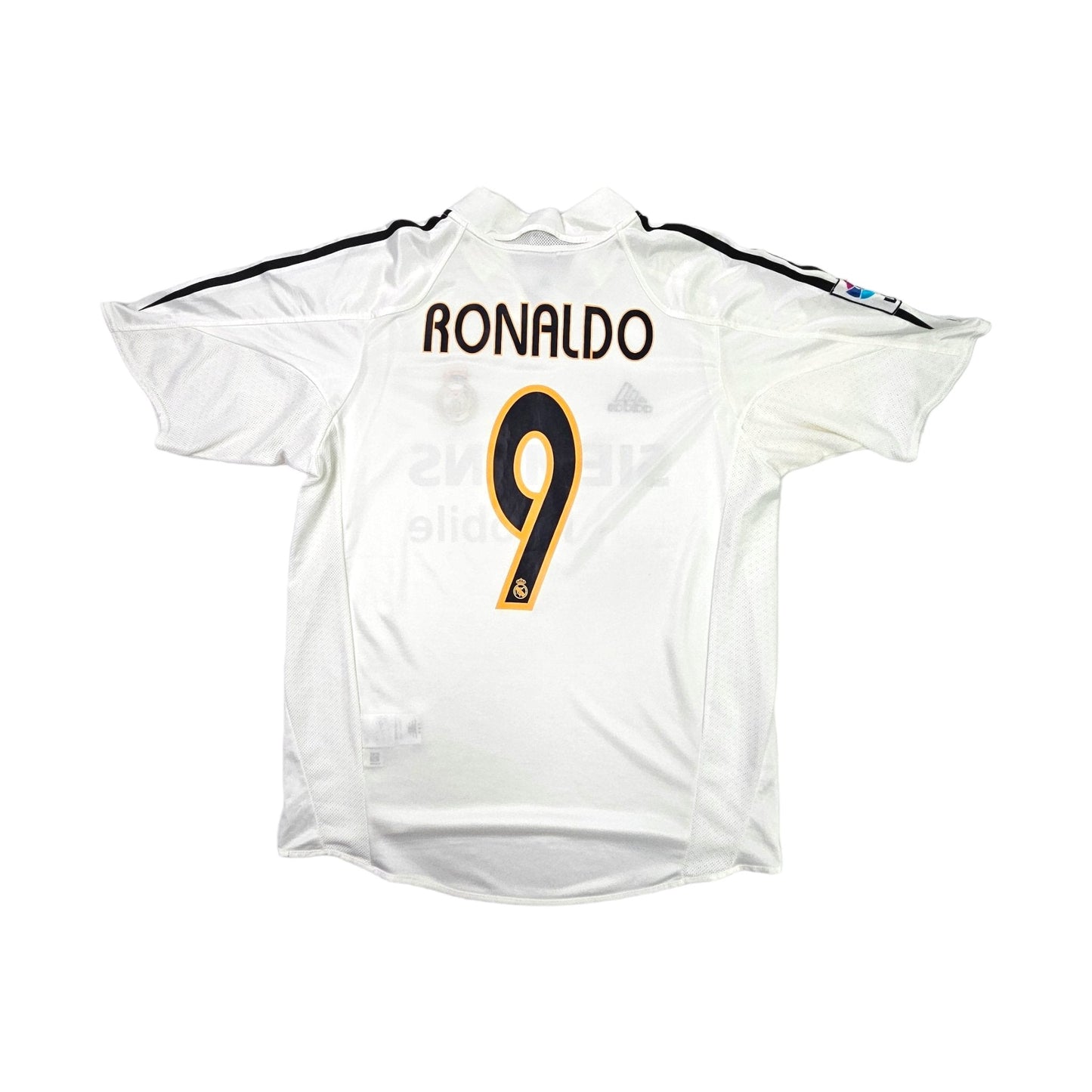 2004/05 Real Madrid Home Football Shirt (M) Adidas #9 Ronaldo