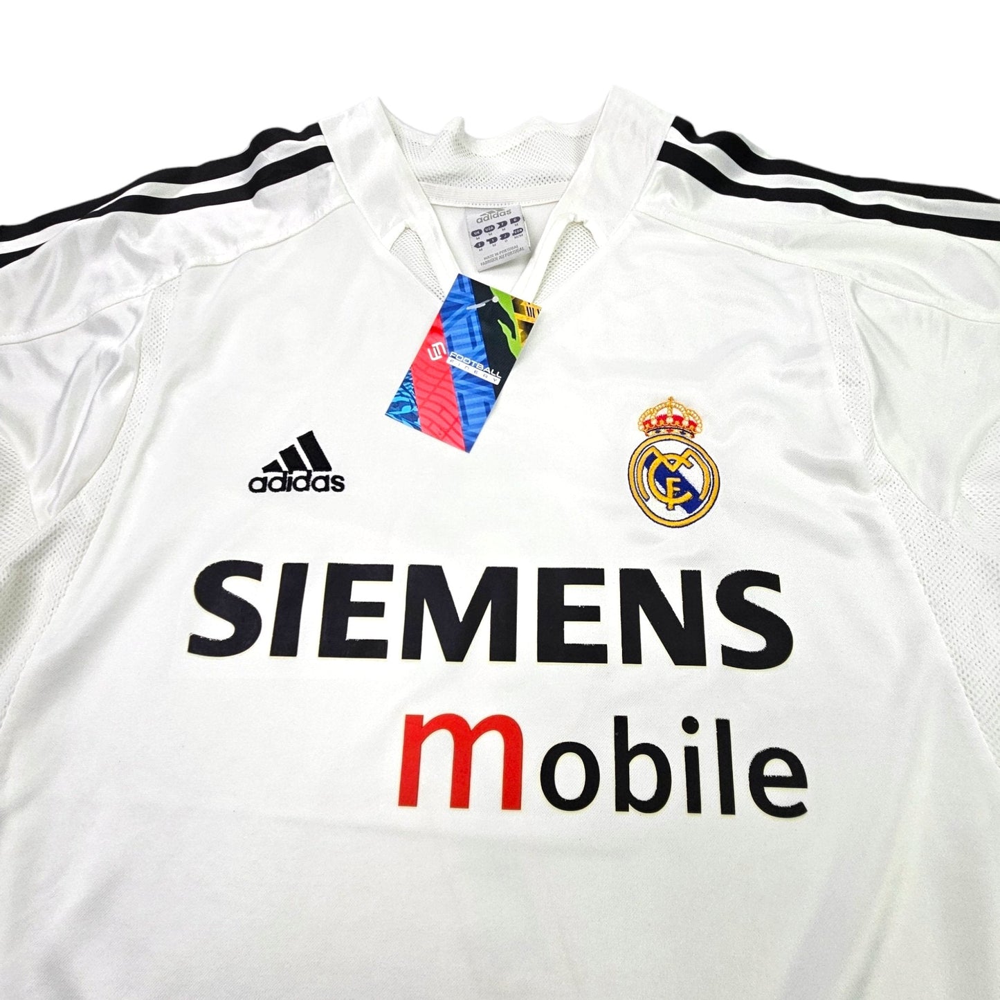 2004/05 Real Madrid Home Football Shirt (M) Adidas #9 Ronaldo