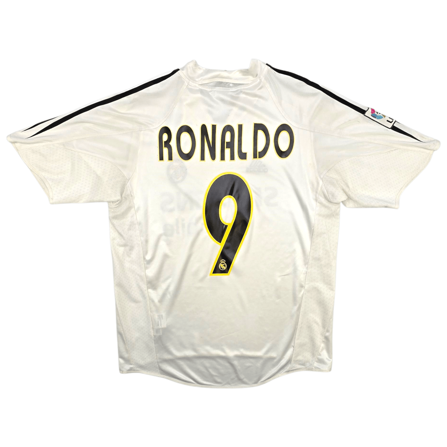 2004/05 Real Madrid Home Football Shirt (M) Adidas #9 Ronaldo