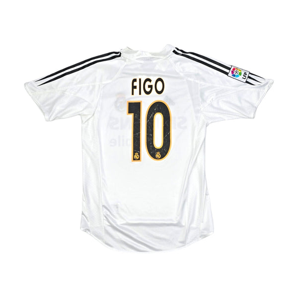 2004/05 Real Madrid Home Football Shirt (S) Adidas #10 Figo
