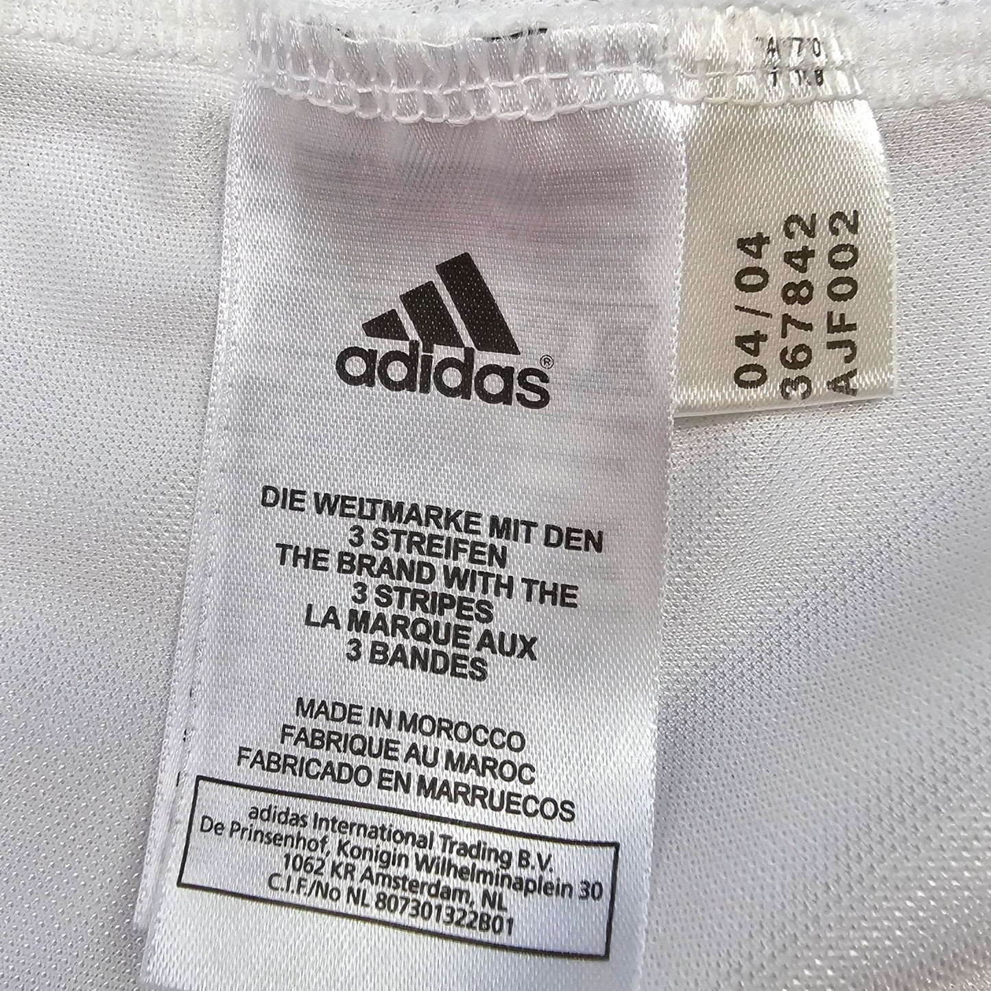 2004/05 Real Madrid Home Football Shirt (S) Adidas #10 Figo