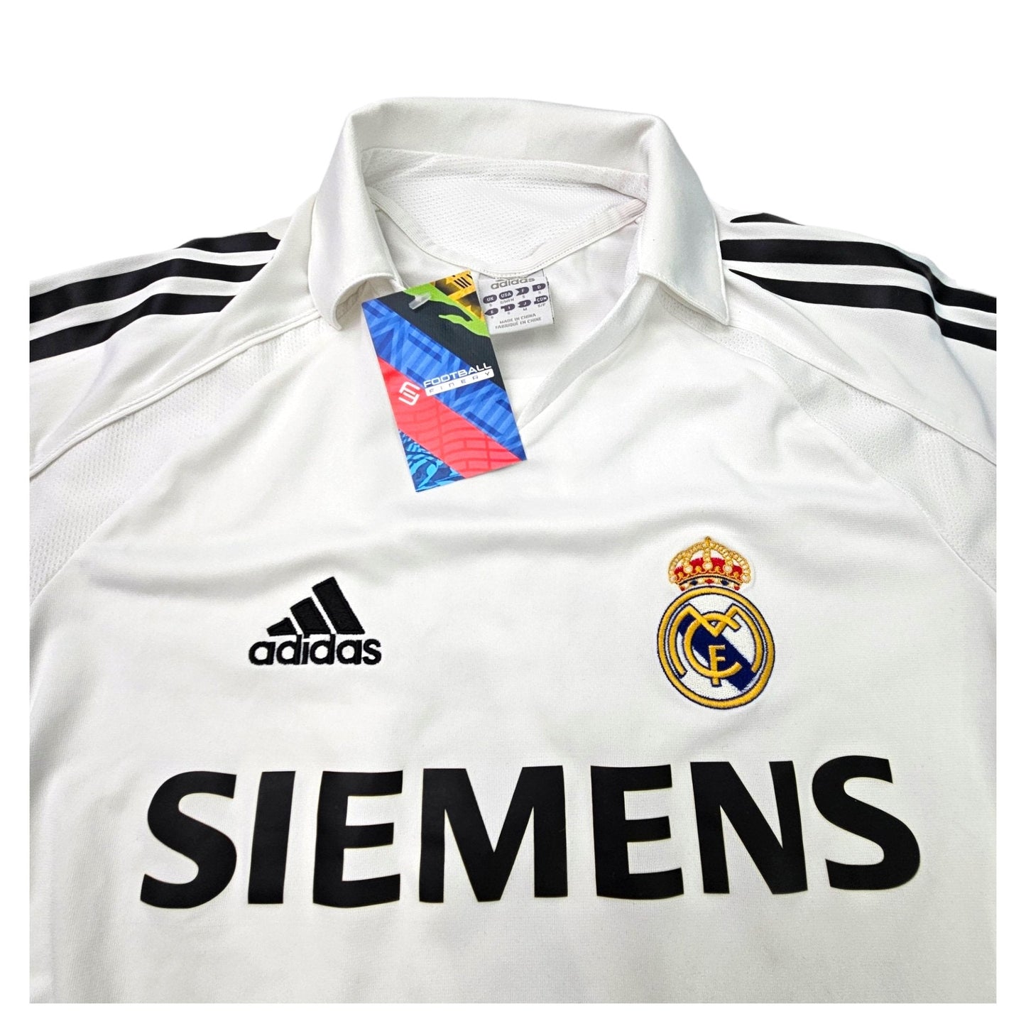 2004/05 Real Madrid Home Football Shirt (S) Adidas #7 Raul