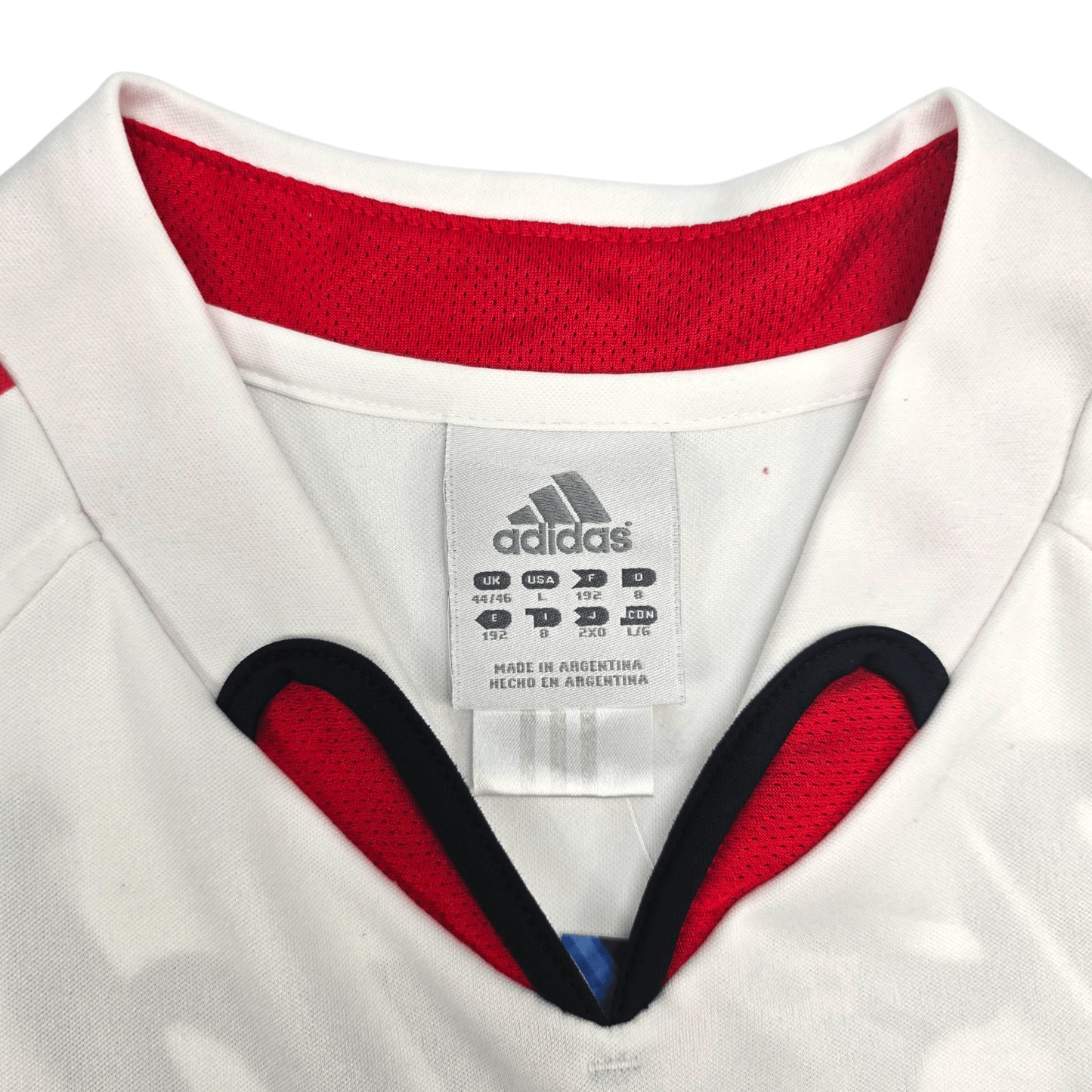 2004/05 River Plate Home Football Shirt (XL) Adidas #11 Salas