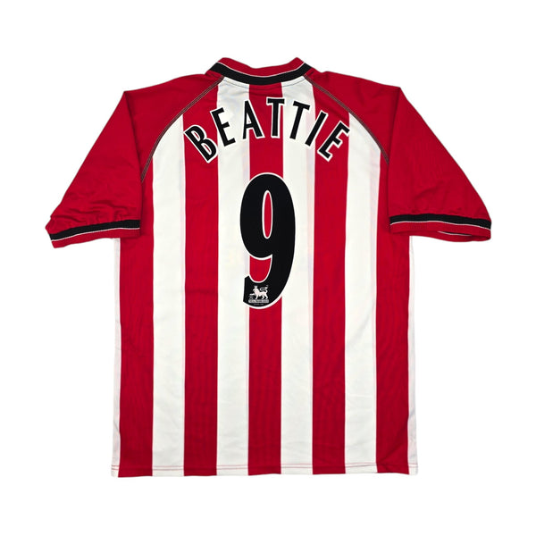 2004/05 Southampton Home Football Shirt (L) Saints #9 Beattie