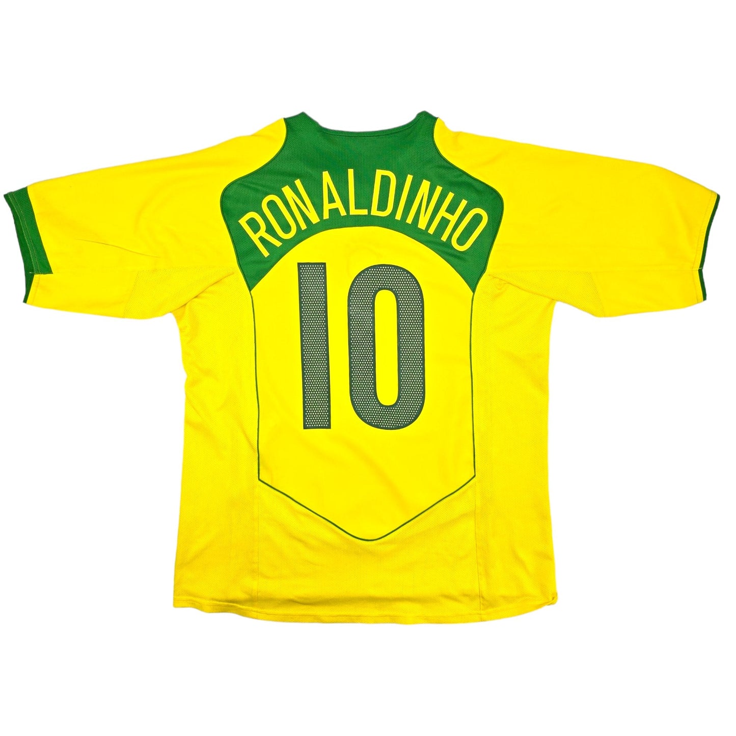 2004/06 Brazil Home Football Shirt (L) Nike #10 Ronaldinho
