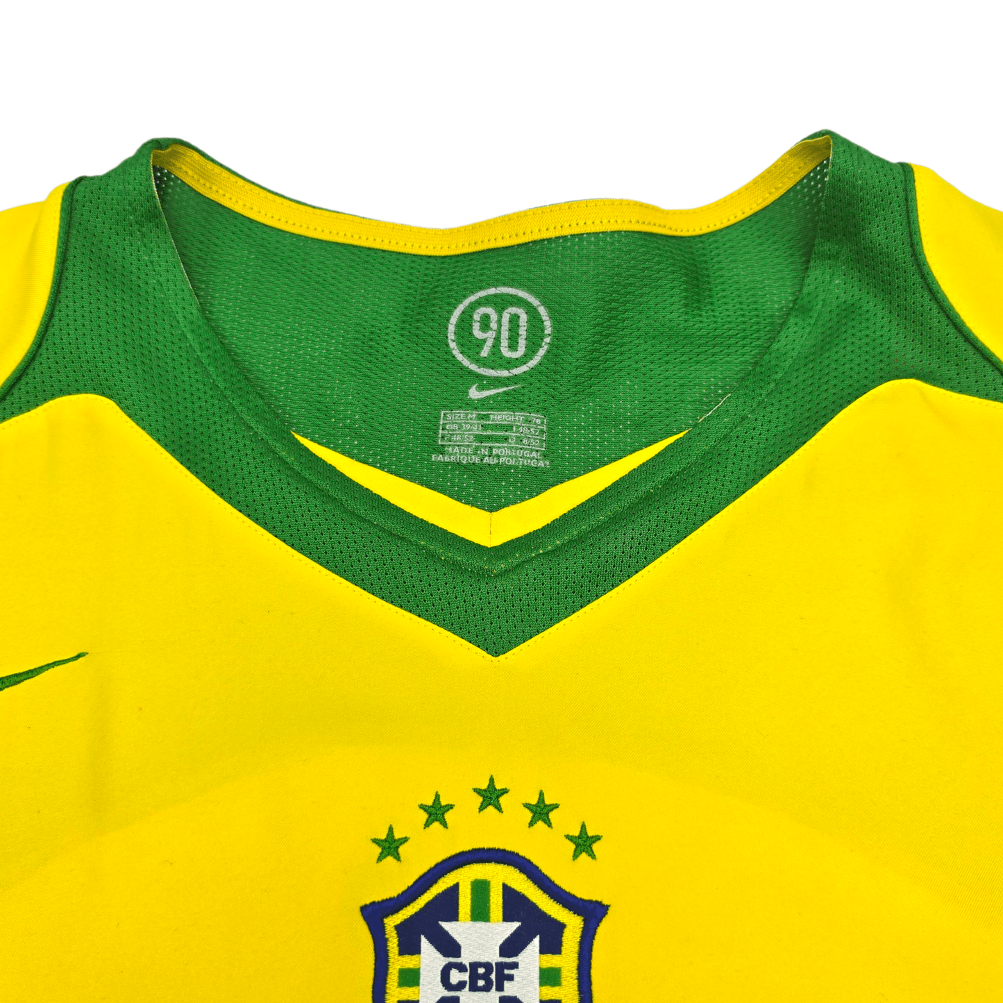 2004/06 Brazil Home Football Shirt (M) Nike #9 Ronaldo