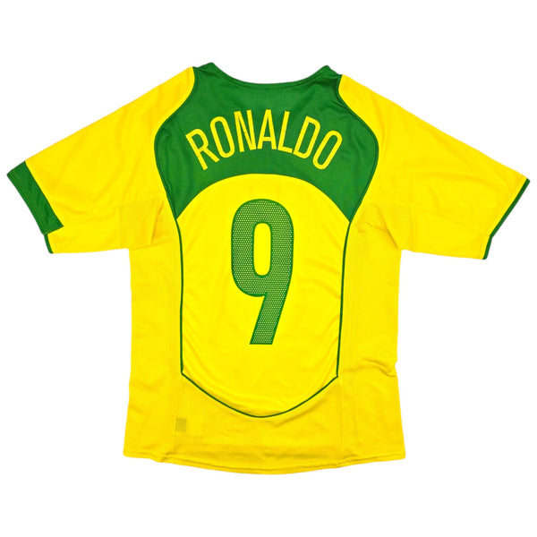 2004/06 Brazil Home Football Shirt (S) Nike #9 Ronaldo