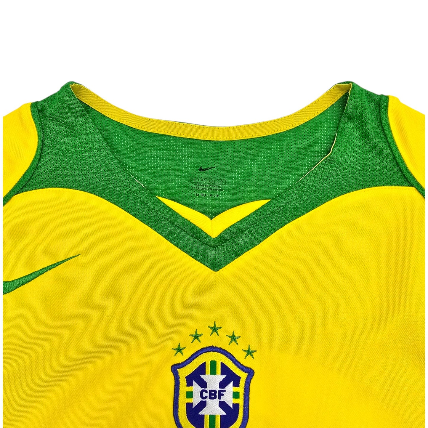 2004/06 Brazil Home Football Shirt (S) Nike #9 Ronaldo