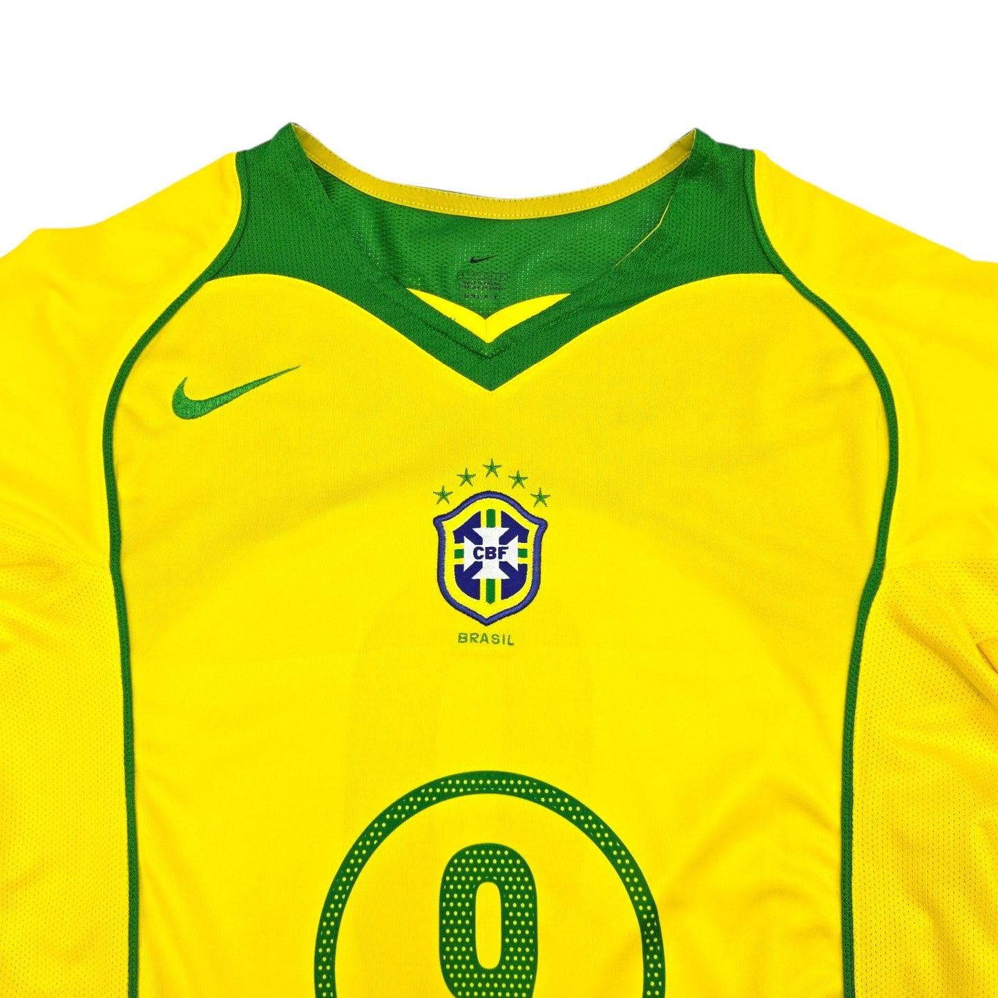 2004/06 Brazil Home Football Shirt (S) Nike #9 Ronaldo
