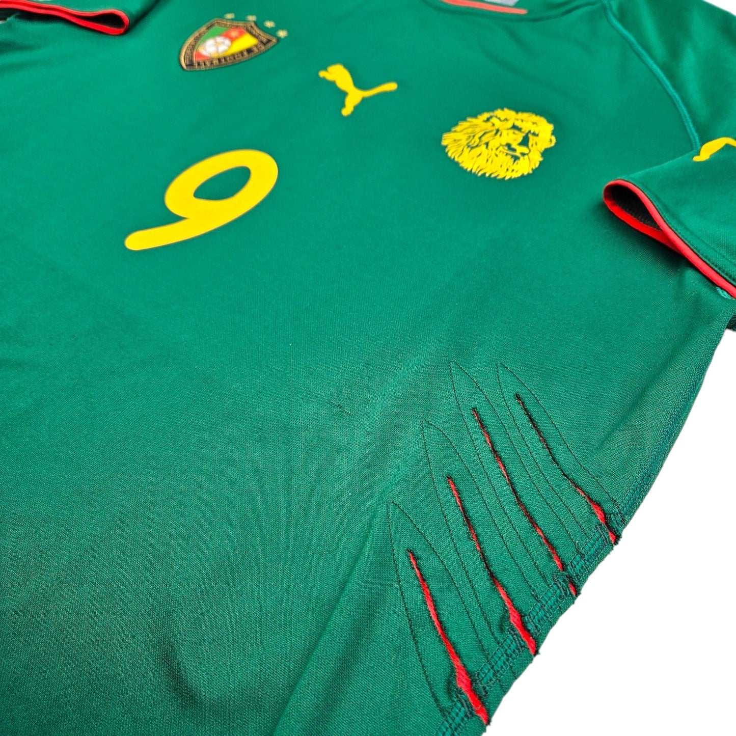 2004/06 Cameroon Home Football Shirt (2XL) Puma #9 Eto'o