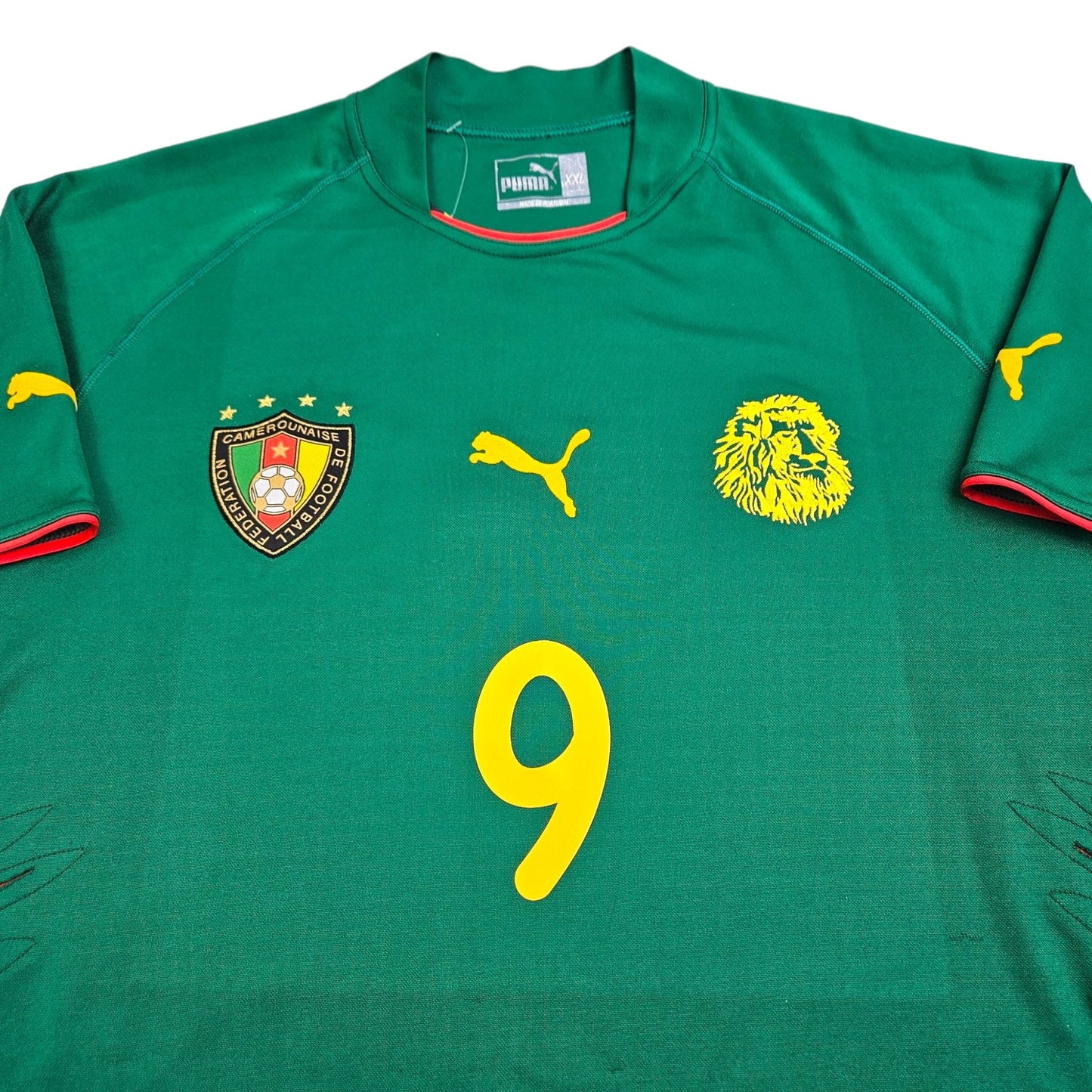 2004/06 Cameroon Home Football Shirt (2XL) Puma #9 Eto'o