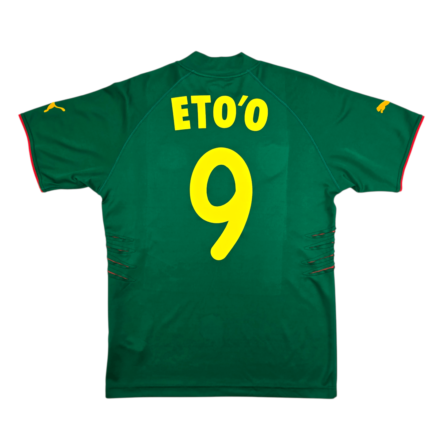 2004/06 Cameroon Home Football Shirt (L) Puma #9 Eto'o