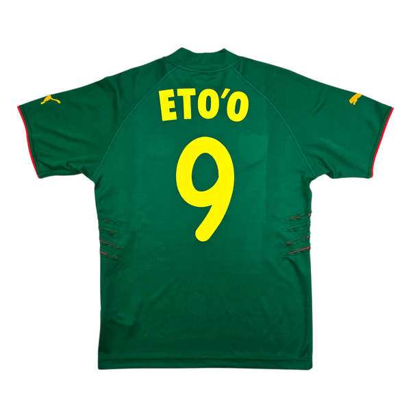 2004/06 Cameroon Home Football Shirt (L) Puma #9 Eto'o