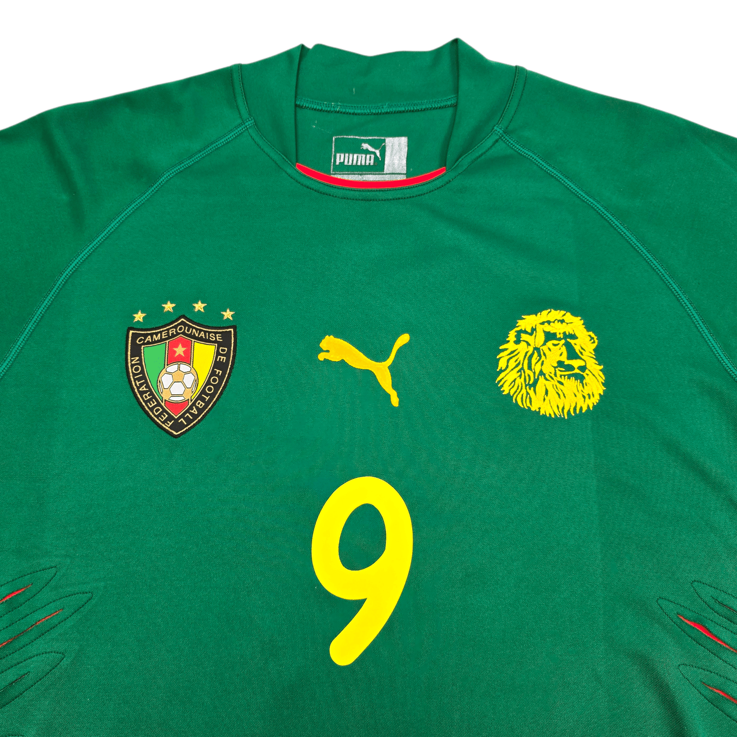 2004/06 Cameroon Home Football Shirt (L) Puma #9 Eto'o
