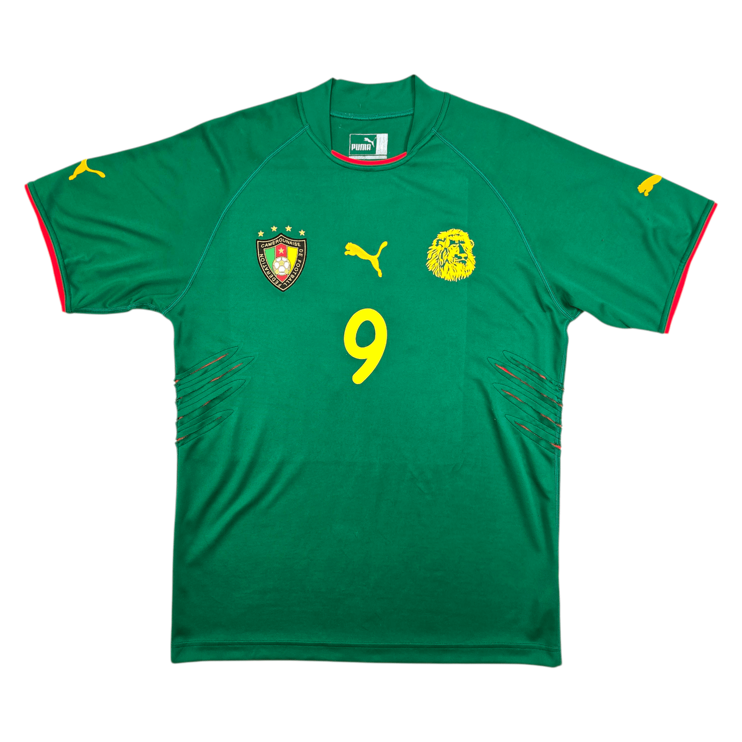 2004/06 Cameroon Home Football Shirt (L) Puma #9 Eto'o