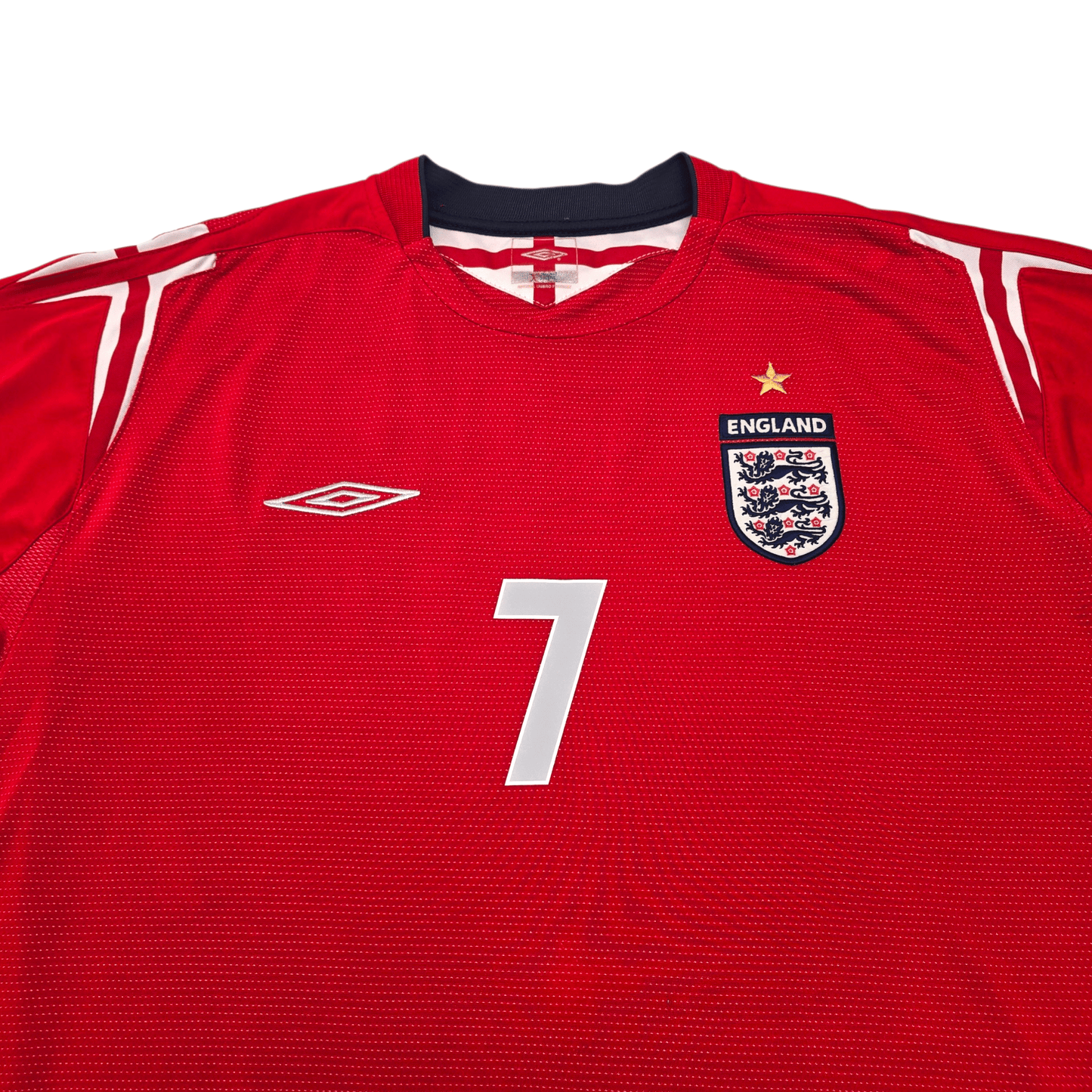 2004/06 England Away Football Shirt (2XL) Umbro #7 Beckham