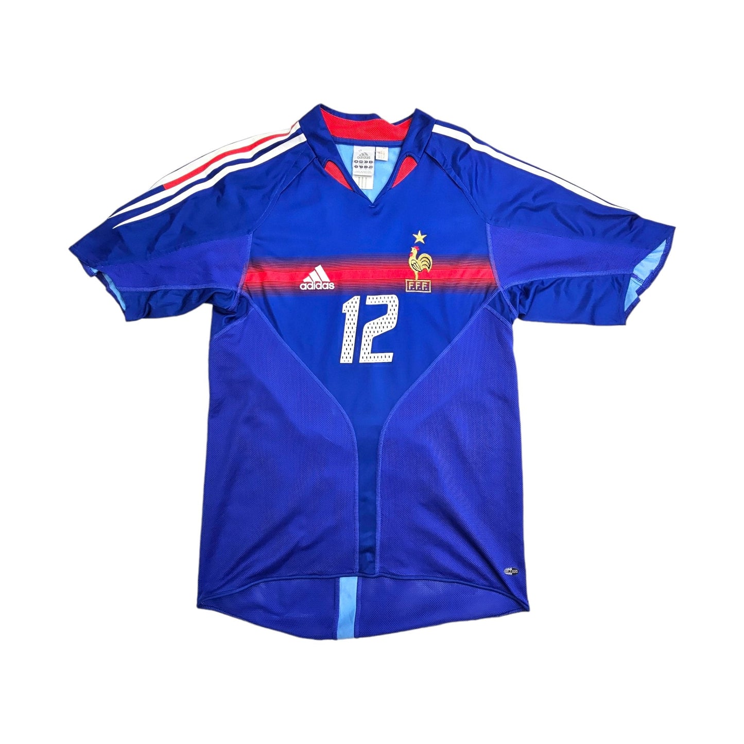 2004/06 France Home Football Shirt (S) Adidas #12 Henry