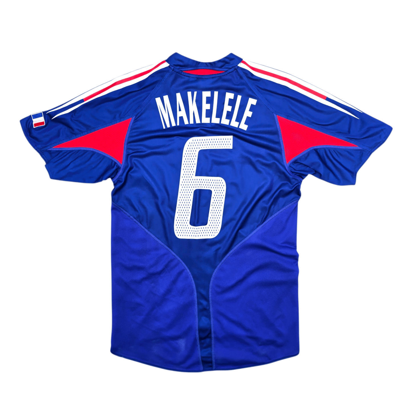 2004/06 France Home Football Shirt (S) Adidas #6 Makelele