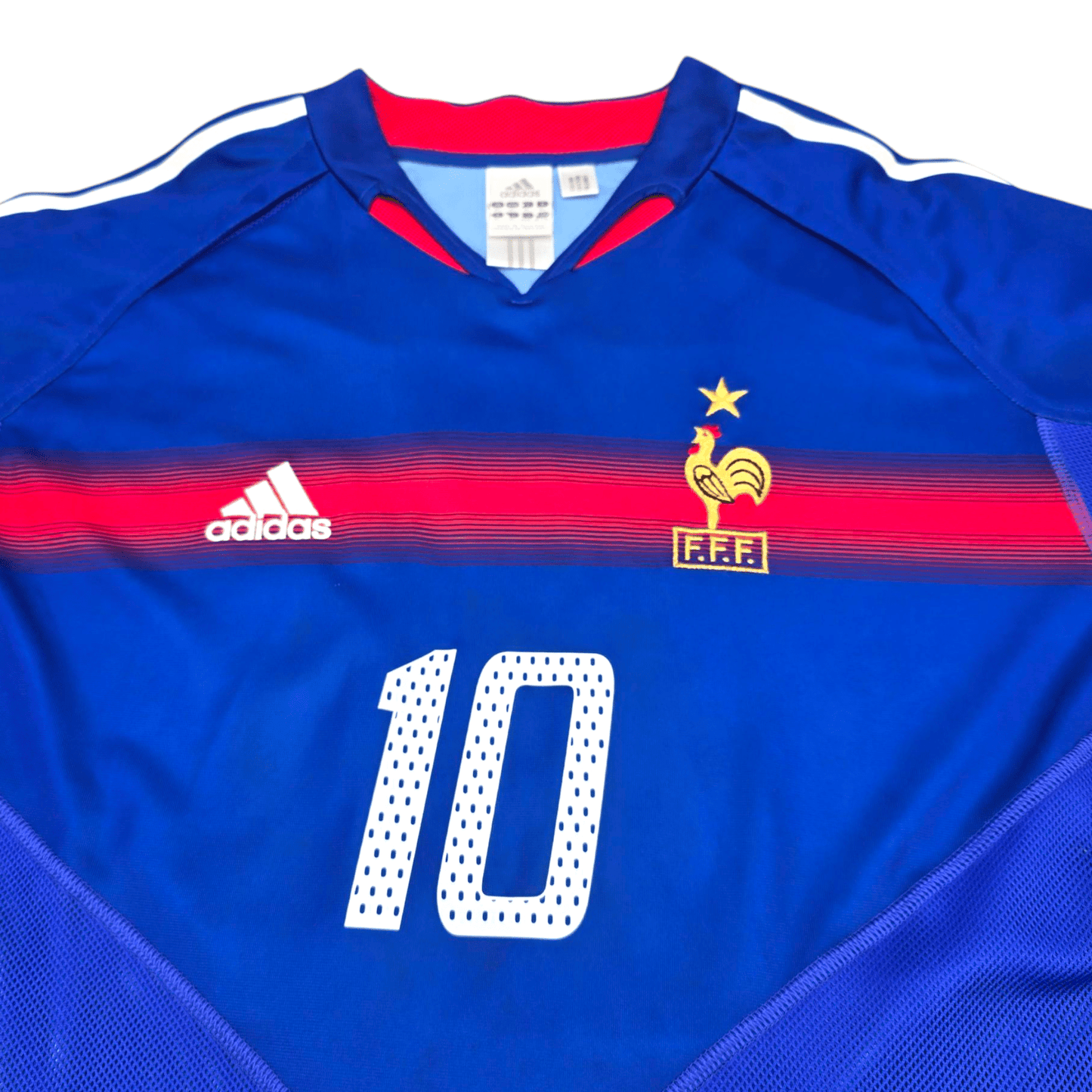 2004/06 France Home Football Shirt (XL) Adidas #10 Zidane