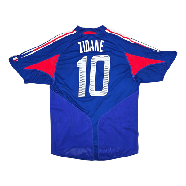2004/06 France Home Football Shirt (XL) Adidas #10 Zidane