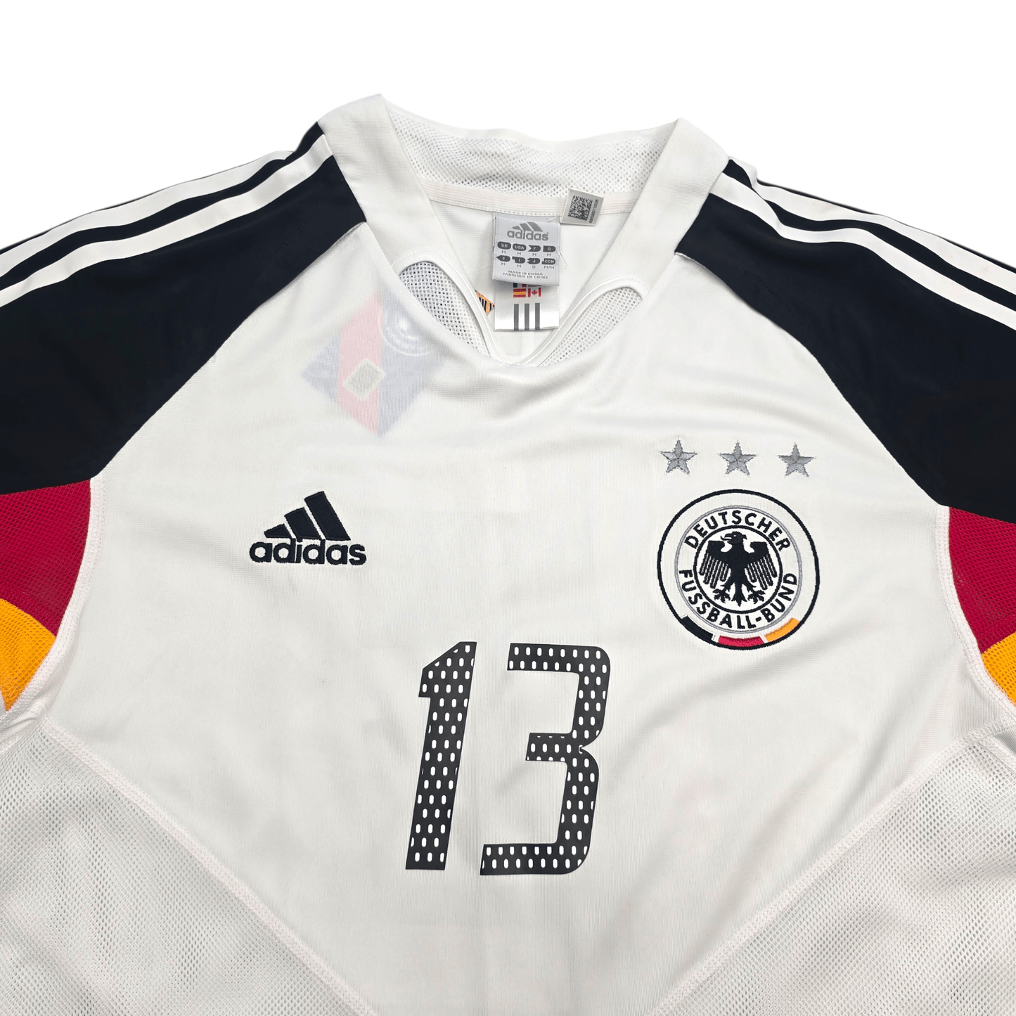 2004/06 Germany Home Football Shirt (M) Adidas #13 Ballack