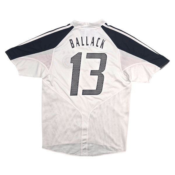 2004/06 Germany Home Football Shirt (M) Adidas #13 Ballack