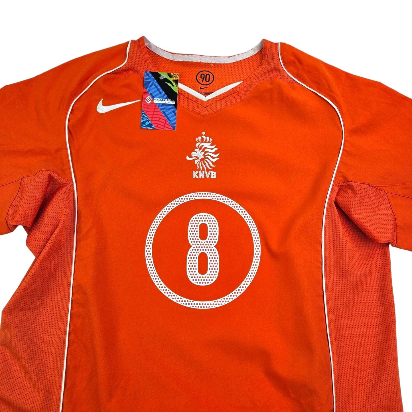 2004/06 Holland Home Football Shirt (M) Nike #8 Davids