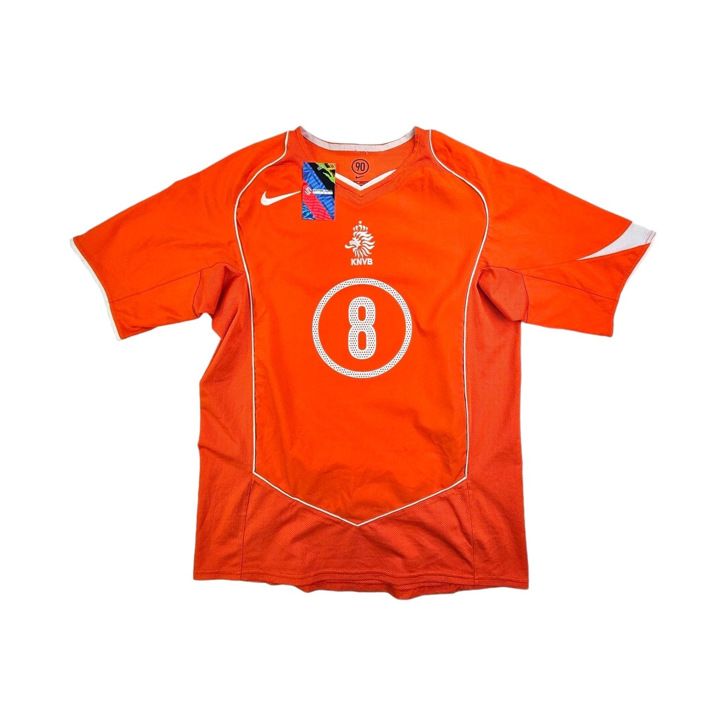 2004/06 Holland Home Football Shirt (M) Nike #8 Davids