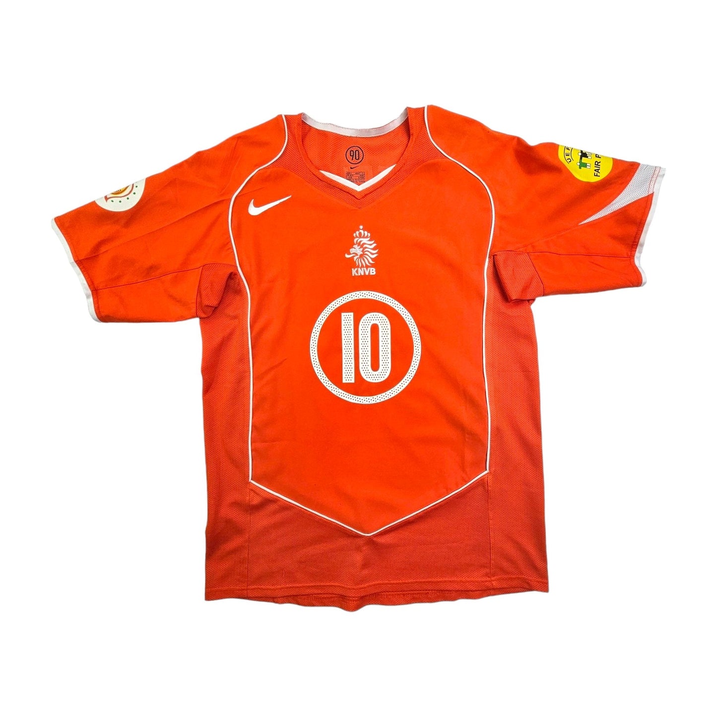 2004/06 Holland Home Football Shirt (S) Nike #10 v.Nistelrooy
