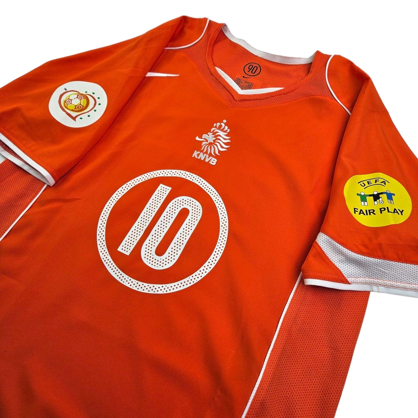 2004/06 Holland Home Football Shirt (S) Nike #10 v.Nistelrooy