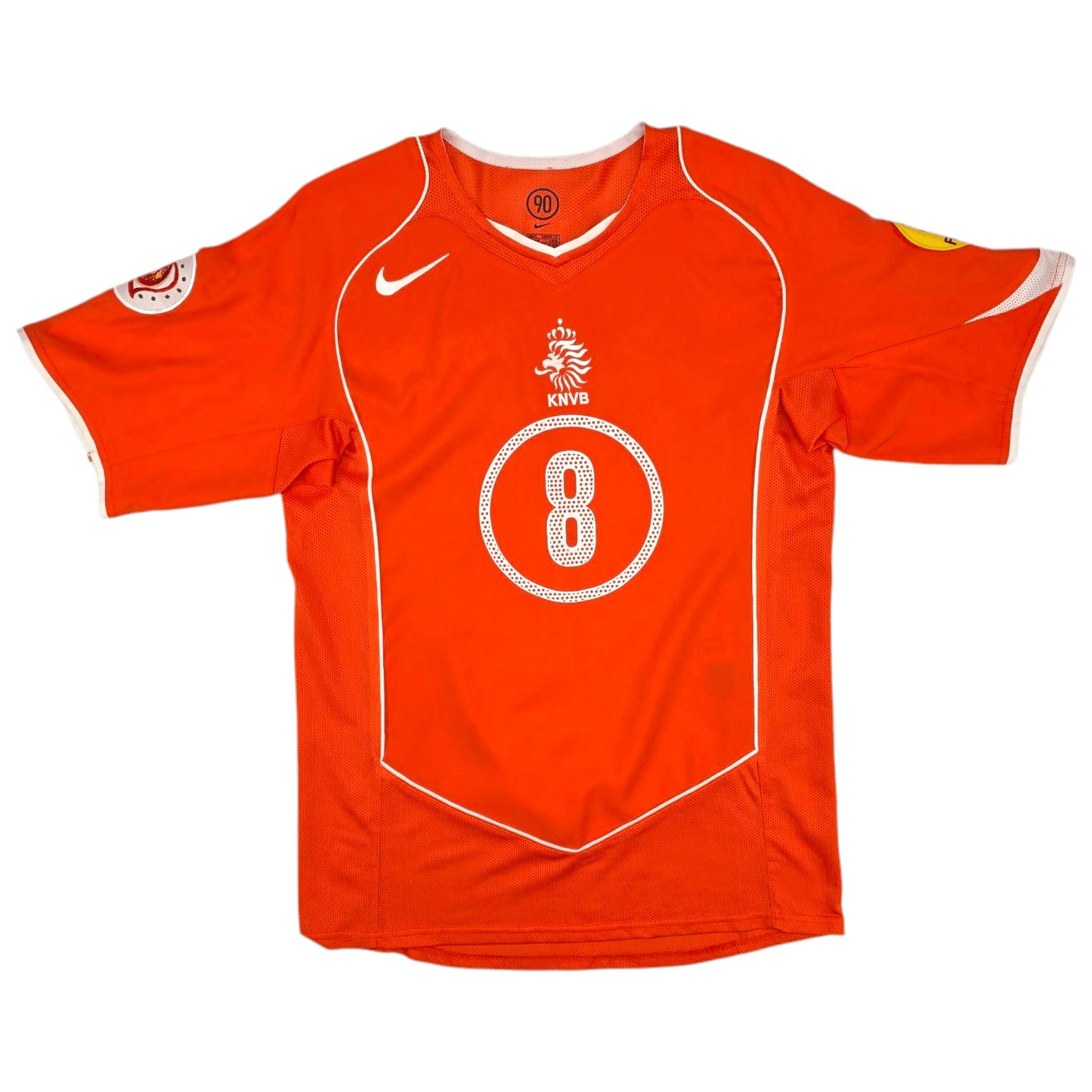 2004/06 Holland Home Football Shirt (S) Nike #8 Davids