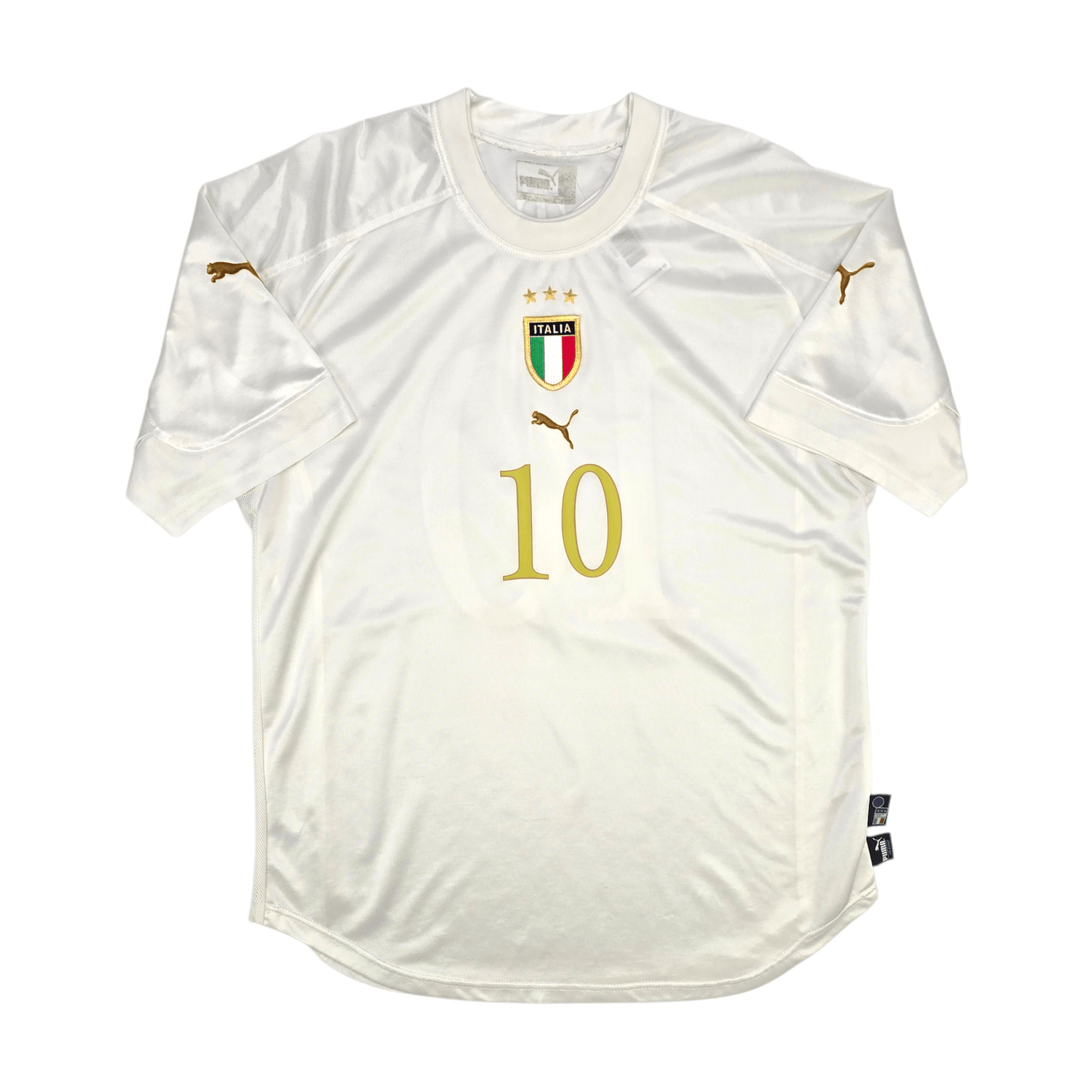 2004/06 Italy Away Football Shirt (M) Puma #10 Totti