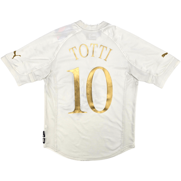 2004/06 Italy Away Football Shirt (S) Puma #10 Totti