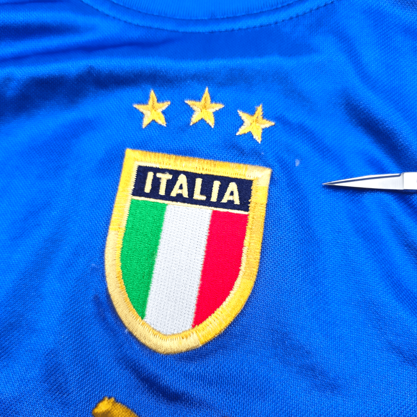 2004/06 Italy Home Football Shirt (M) Puma #5 Cannavaro