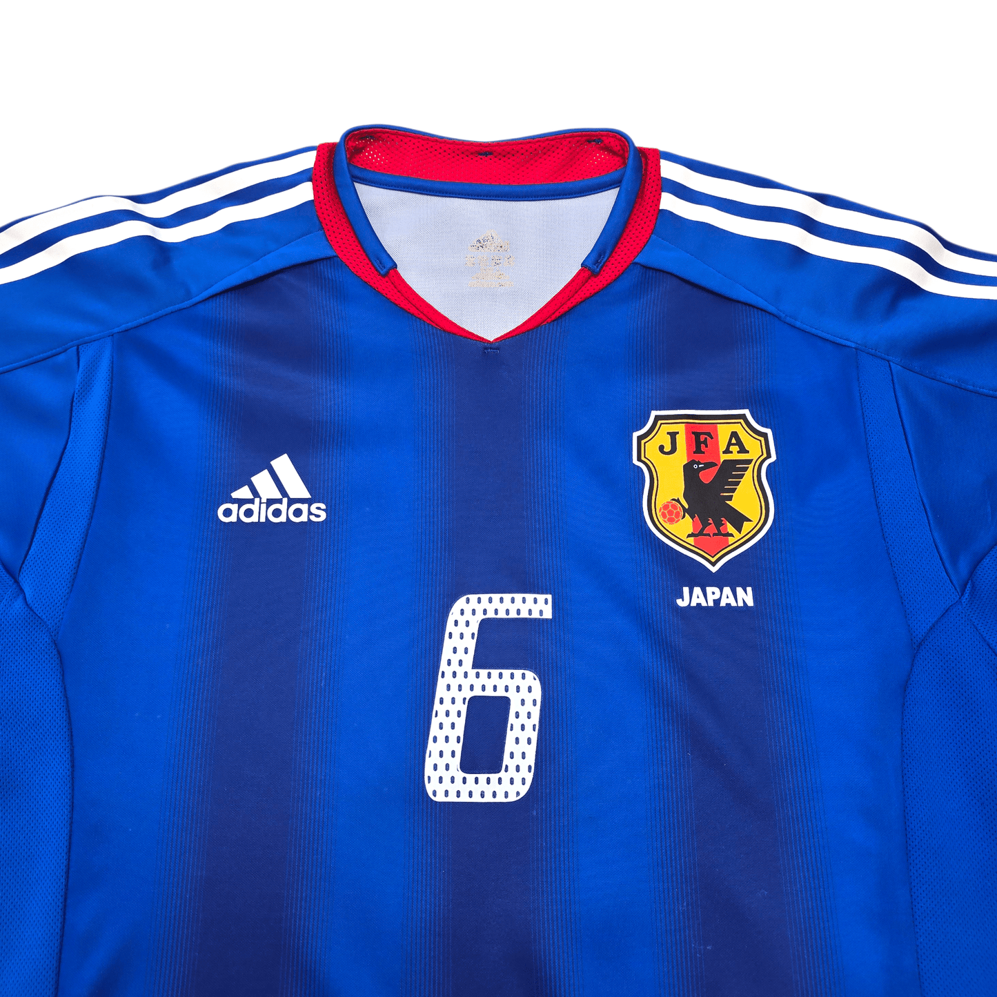 2004/06 Japan Home Football Shirt (L) Adidas #6 Inamoto