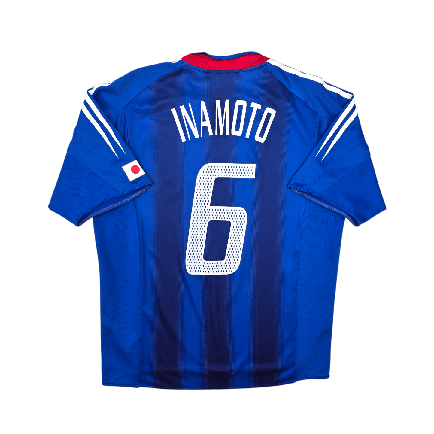 2004/06 Japan Home Football Shirt (L) Adidas #6 Inamoto