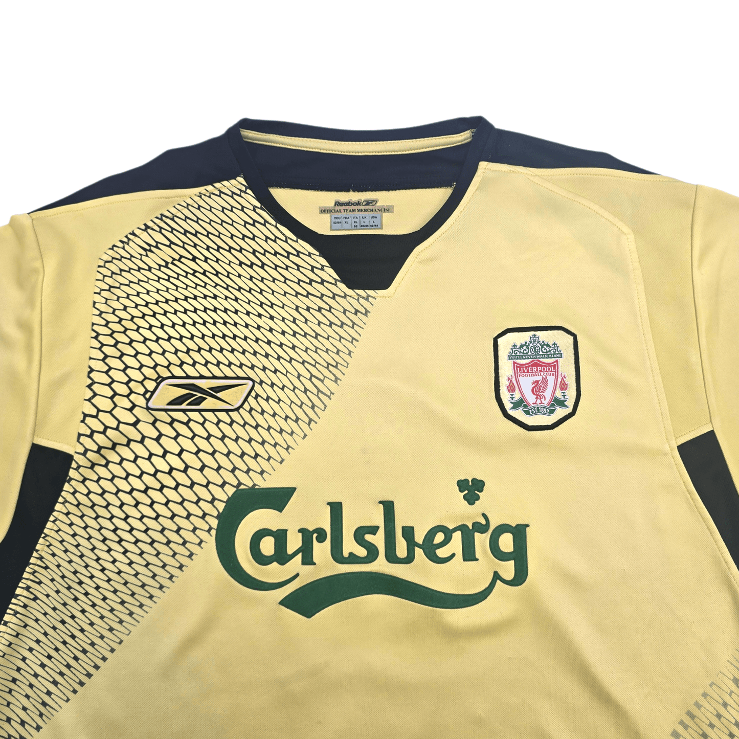 2004/06 Liverpool Away Football Shirt (L) Reebok #8 Gerrard