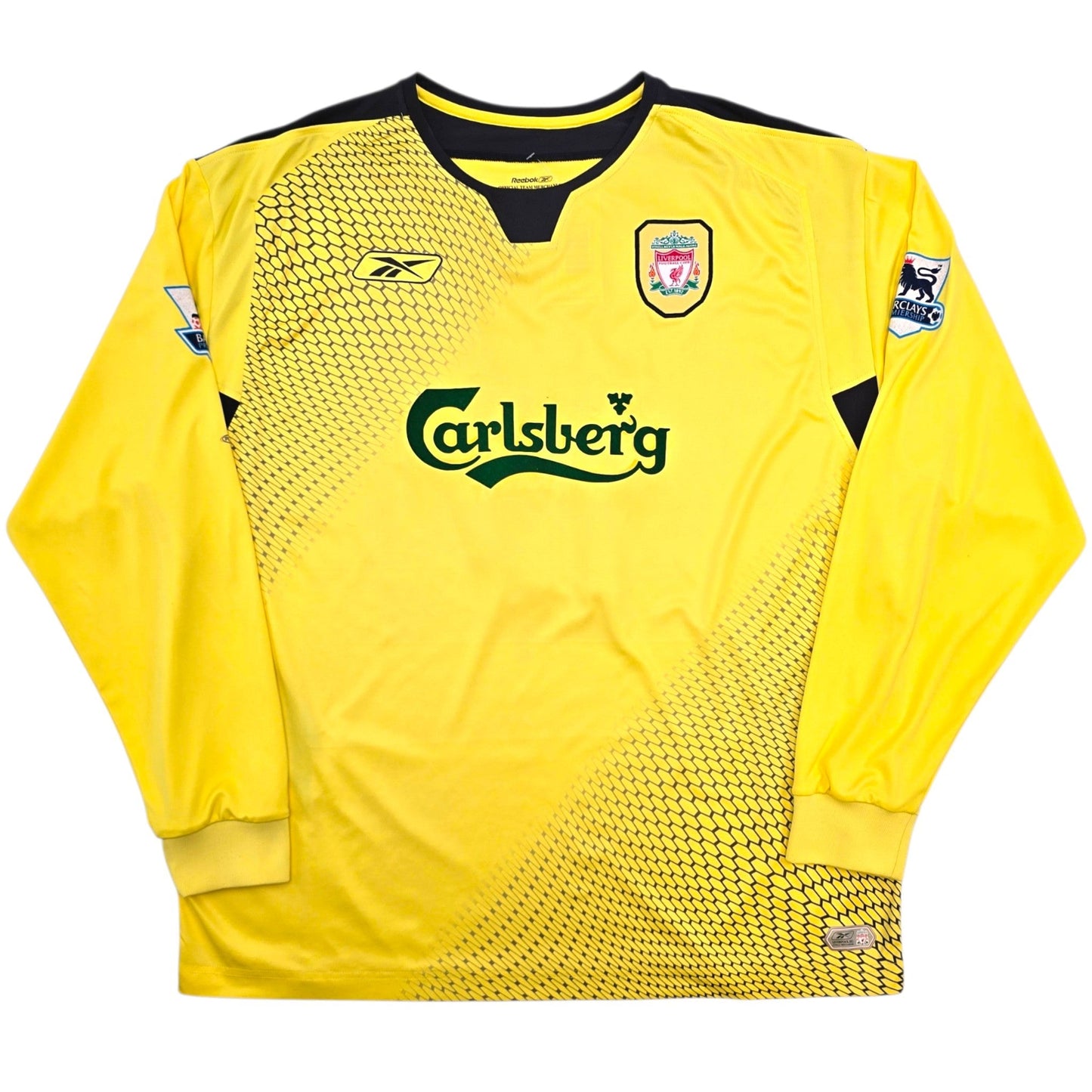 2004/06 Liverpool Away Football Shirt (XL) Reebok #19 Morientes