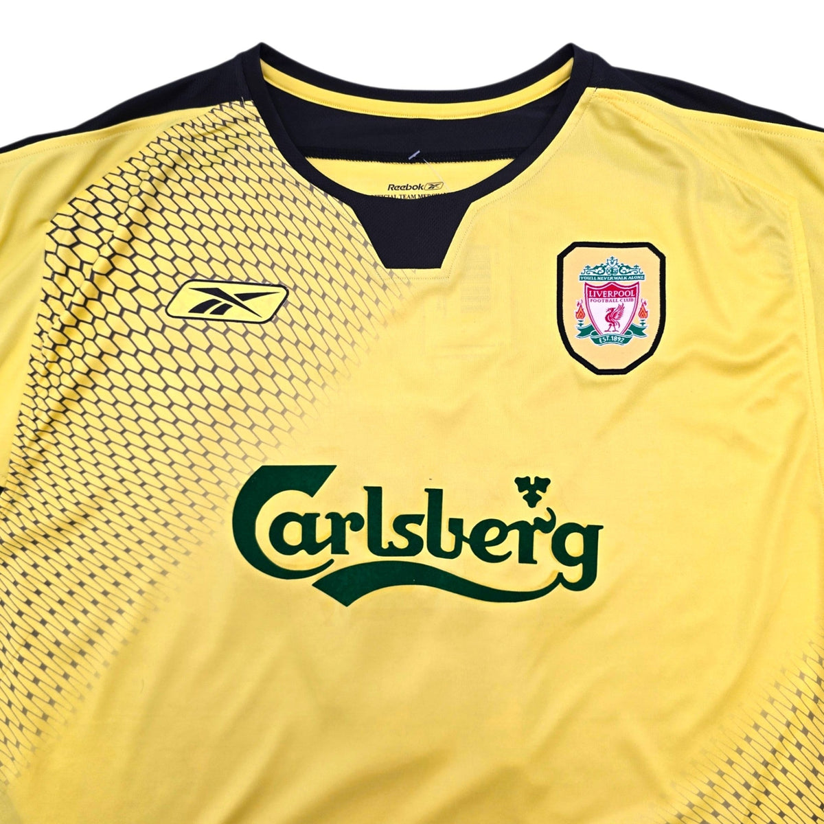 2004/06 Liverpool Away Football Shirt (XL) Reebok #19 Morientes