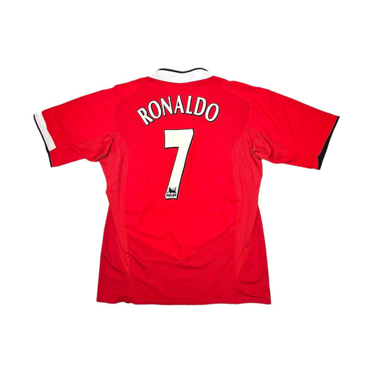 2004/06 Manchester United Home Football Shirt (L) Nike #7 Ronaldo