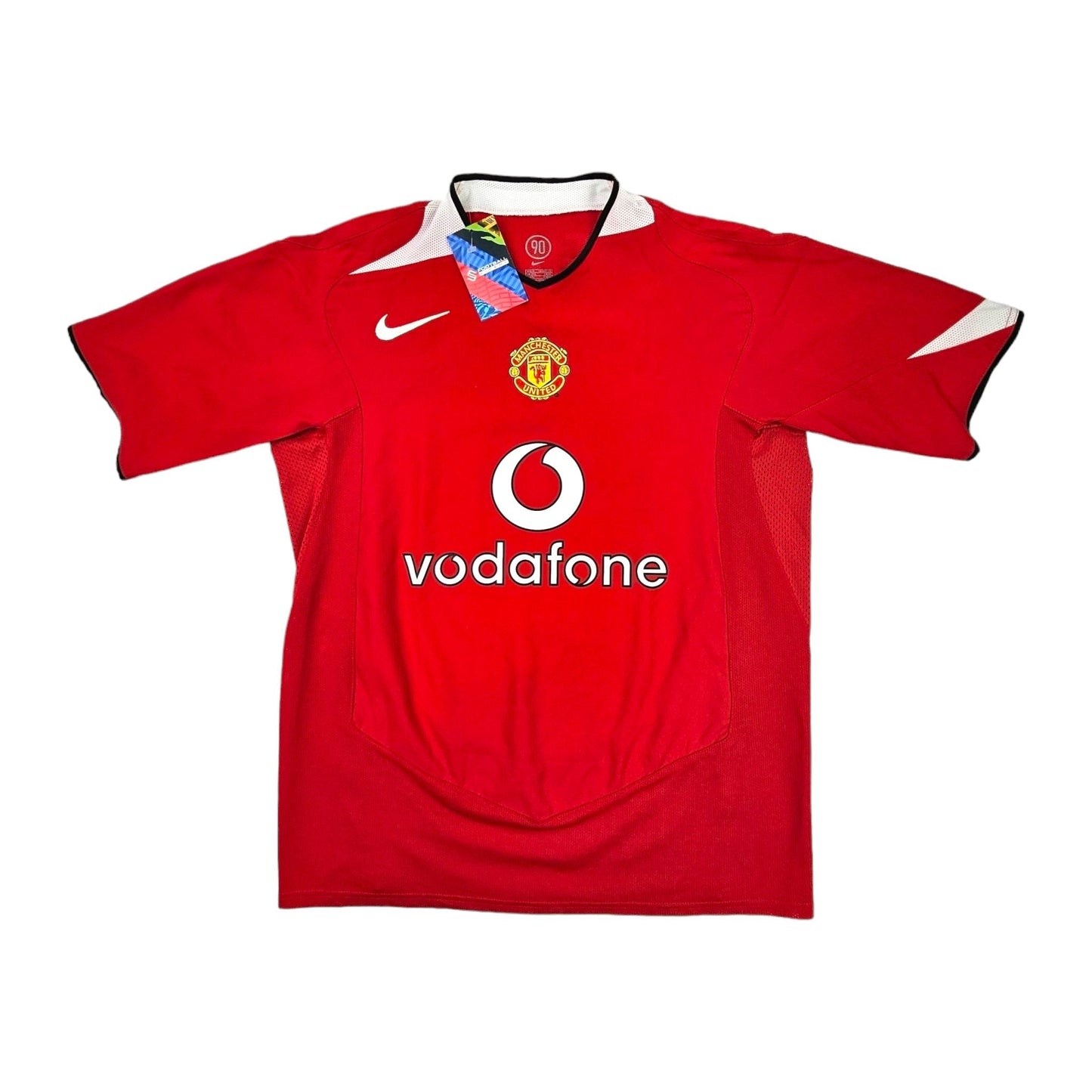 2004/06 Manchester United Home Football Shirt (M) Nike #10 Van Nistelrooy