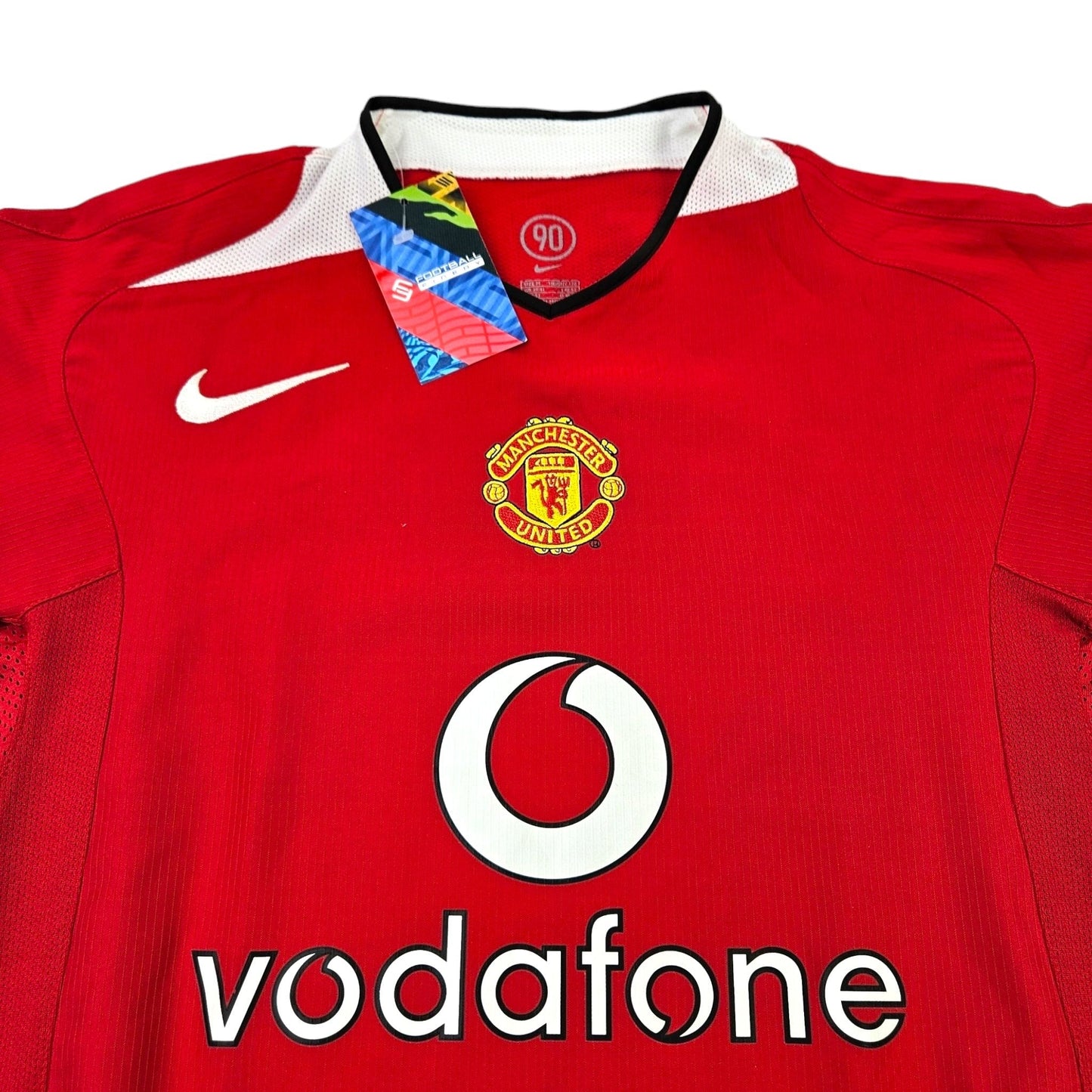 2004/06 Manchester United Home Football Shirt (M) Nike #10 Van Nistelrooy