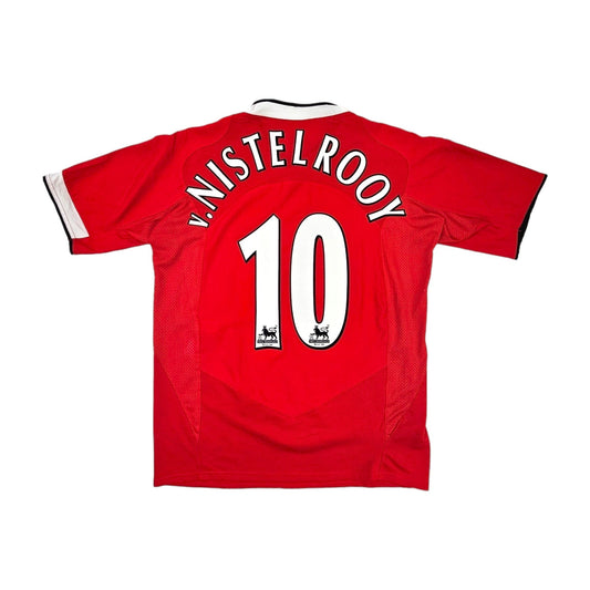 2004/06 Manchester United Home Football Shirt (M) Nike #10 Van Nistelrooy