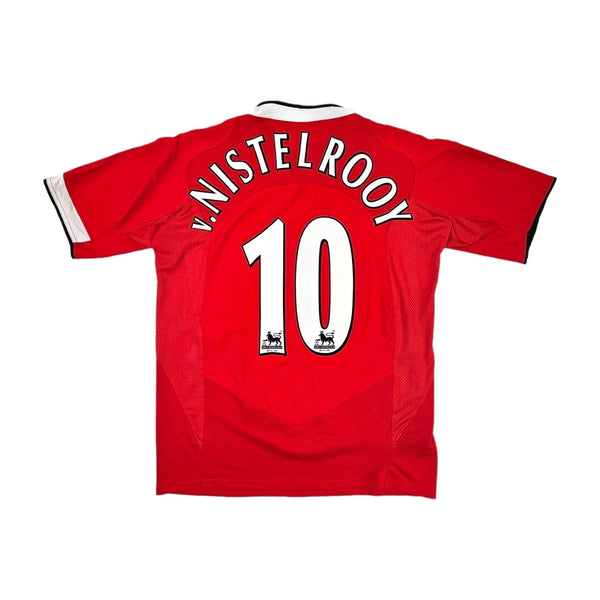 2004/06 Manchester United Home Football Shirt (M) Nike #10 Van Nistelrooy